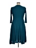Unbranded Solid Teal Casual Dress Size XL (estimated) - photo 2