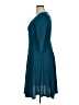 Unbranded Solid Teal Casual Dress Size XL (estimated) - photo 5