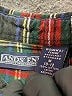 Lands' End 100% Cotton Plaid Black Long Sleeve Button-Down Shirt Size M - photo 7