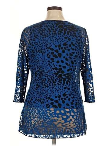 MiracleBody 3/4 Sleeve Blouse (view 2)