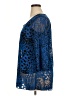 MiracleBody Blue 3/4 Sleeve Blouse Size XL - photo 5