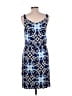 Kenar Print Blue Cocktail Dress Size L - photo 2