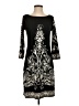 Haani Graphic Black Cocktail Dress Size S - photo 1