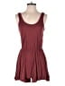 H&M 100% Viscose Solid Burgundy Romper Size XS - photo 1