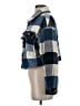 Shein Plaid Blue Denim Jacket Size S - photo 5