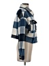 Shein Plaid Blue Denim Jacket Size S - photo 4