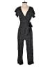 Assorted Brands 100% Viscose Polka Dots Black Jumpsuit Size S - photo 1