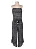 Xhilaration 100% Rayon Graphic Gray Jumpsuit Size M - photo 1