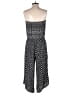 Xhilaration 100% Rayon Graphic Gray Jumpsuit Size M - photo 2