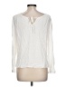 DR2 100% Rayon Ivory Long Sleeve T-Shirt Size L (petite) - photo 2