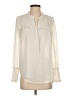 Ann Taylor LOFT 100% Polyester Ivory Long Sleeve Blouse Size S - photo 1