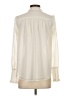 Ann Taylor LOFT 100% Polyester Ivory Long Sleeve Blouse Size S - photo 2