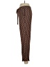 Lord & Taylor 100% Rayon Print Brown Casual Pants Size S (petite) - photo 5