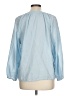 Dylan Blue Long Sleeve Blouse Size L - photo 2