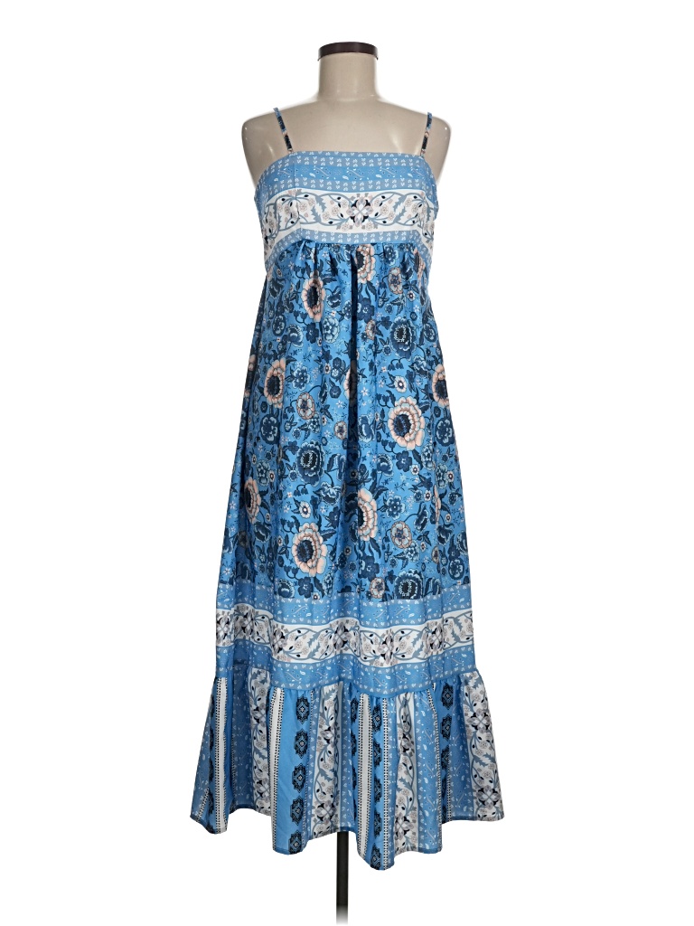 Pre-owned Unbranded Casual Dress In Blue