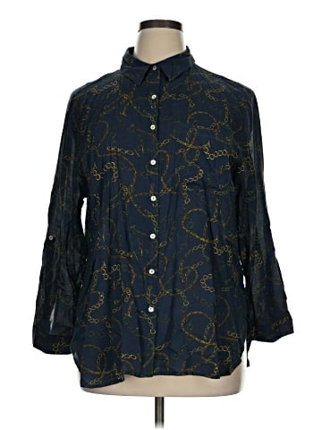 grand & greene 3/4 Sleeve Button-Down Shirt (view 1)