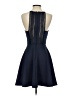 Jodi Kristopher Solid Blue Cocktail Dress Size 3 - photo 2