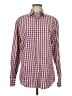 Banana Republic Checkered-gingham Red Long Sleeve Button-Down Shirt Size M - photo 1