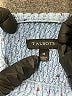 Talbots Chevron-herringbone Blue Turtleneck Sweater Size M - photo 7