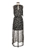 Walter Baker 100% Polyester Paisley Black Casual Dress Size 8 - photo 2