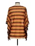 All @ Once 100% Polyester Orange Poncho Size Sm - Med - photo 2