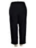 Appleseeds Solid Black Casual Pants Size 3X - photo 2