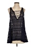 Lucy Love Blue Sleeveless Blouse Size XS - photo 1