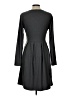 Unbranded Solid Gray Casual Dress Size L - photo 2