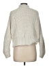 H&M Solid Ivory Turtleneck Sweater Size M - photo 2