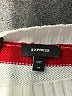 Express 100% Cotton Stripes Red Pullover Sweater Size XS - photo 6