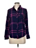 Rails 100% Rayon Plaid Purple Long Sleeve Button-Down Shirt Size M - photo 1
