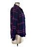 Rails 100% Rayon Plaid Purple Long Sleeve Button-Down Shirt Size M - photo 4