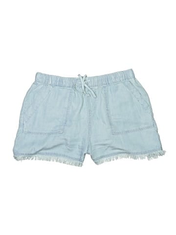 Aqua Denim Shorts (view 1)