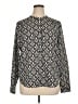 J.Crew Factory Store 100% Polyester Black Long Sleeve Blouse Size XL - photo 1