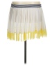 Unbranded Color Block Yellow White Casual Skirt Size 8 (estimated) - photo 2
