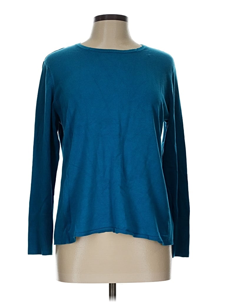 Pre-owned Jm Collection Pullover Sweater In Blue