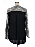 Rock & Republic 100% Polyester Silver Long Sleeve Blouse Size XL - photo 2