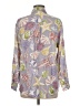 Assorted Brands 100% Rayon Print Gray Long Sleeve Blouse Size M - photo 2