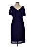 Connected Apparel Blue Purple Cocktail Dress Size 10 - photo 1
