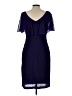 Connected Apparel Blue Purple Cocktail Dress Size 10 - photo 2