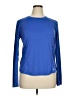 Layer 8 100% Polyester Blue Long Sleeve T-Shirt Size XL - photo 1