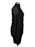 Shein Curve 100% Polyester Solid Black Cocktail Dress Size 16 Plus (2) - photo 4