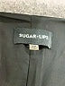 Sugar Lips 100% Polyester Stars Black Jumpsuit Size XS - photo 4