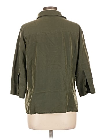 DressBarn 3/4 Sleeve Button-Down Shirt (view 2)