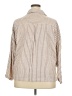 Max Studio Stripes Tan 3/4 Sleeve Button-Down Shirt Size XXL (estimated) - photo 2