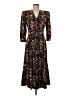 Jonathan Martin Floral Brown Casual Dress Size 7 - 8 - photo 1