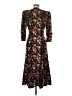 Jonathan Martin Floral Brown Casual Dress Size 7 - 8 - photo 2