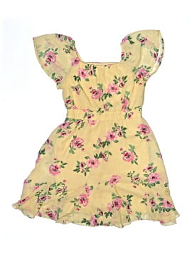 open lace back dress Ivory Floral Lace Heart Cutout Rose Petals Flower Girl Dress Junior Bridesmaid Special Event 185T(3) Ivory / Mercury Gray / 7