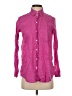 Gap 100% Linen Pink Long Sleeve Button-Down Shirt Size XXS - photo 1