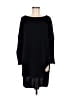 Adrienne Black Casual Dress Size M - photo 1